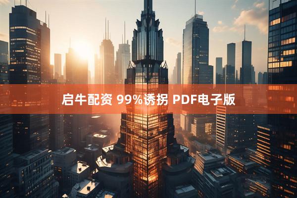 启牛配资 99%诱拐 PDF电子版