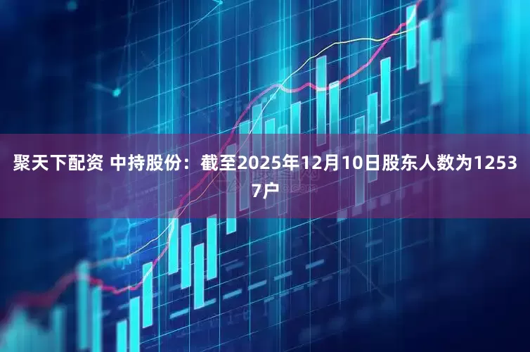 聚天下配资 中持股份：截至2025年12月10日股东人数为12537户